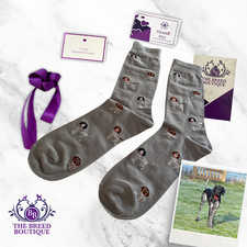 GERMAN SHORTHAIRED POINTER SOCKS UNISEX ONE SIZE FIT UK ADULT SIZE 5-11 EU 38-46