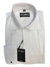WHITE CUTAWAY COLLAR SHIRT