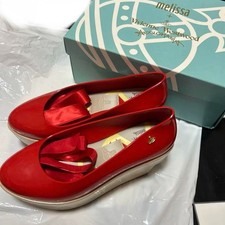 Vivienne Westwood x Melissa Red Rocking Horse Ballerina Shoes 24cm US7 EU38 JP