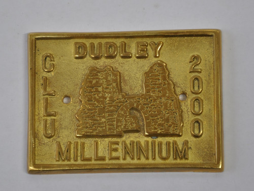 2000 brass badge cluu rally - brass,