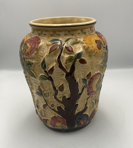 Vintage wood indian tree - h.j.,