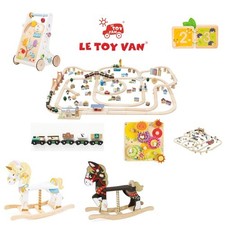 Le Toy Van Wooden Train Sets & Toys Bundle | Farm, City, Sensory, Rockers New