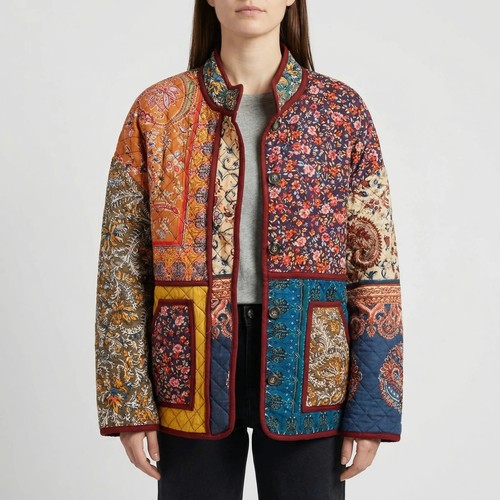Zara quilted floral - floral, paisley