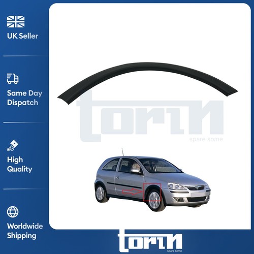 Front wheel arch trim - wheel, bumper