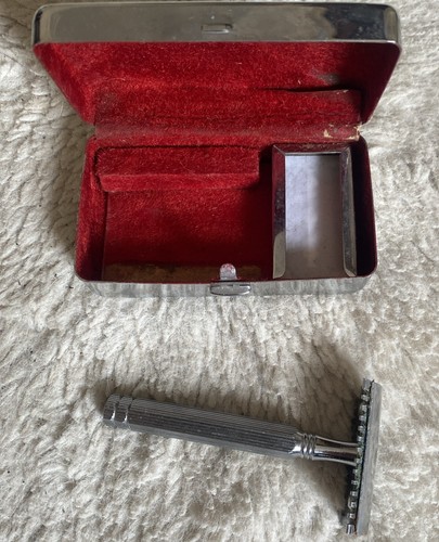 Vintage metal double edge - double,