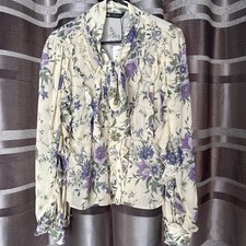 Zara Chiffon Bodice Blouse