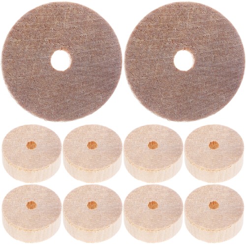 10pcs wooden wheels small - 10pcs,