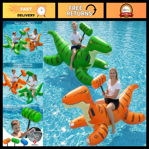 Inflatable dinosaur pool - dinosaur,