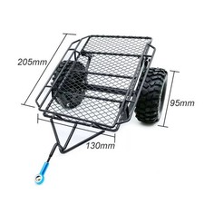 RC Trailer Axle Flatbed Trailer Kit Machined Axle Boat Trailer Metal Model Car