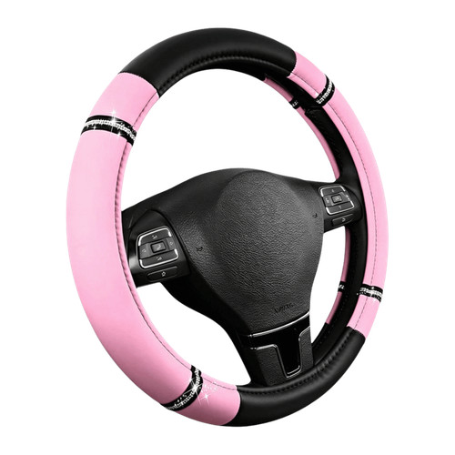 Leather car steering - leather,