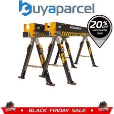 Roughneck 35-602 COLT 600E Sawhorse Trestle Twin Pack Heavy Duty Steel ROU35602