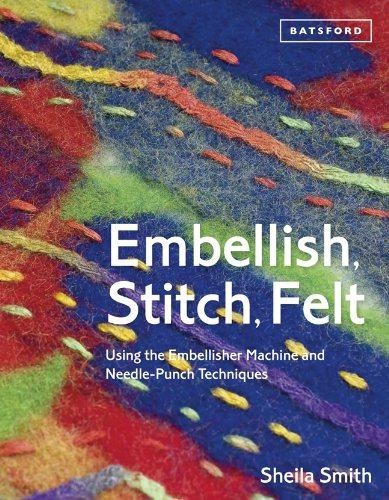 Embellish stitch felt using - embellish,, stitch,