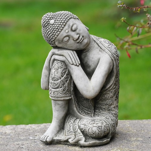 Large sleepy buddha stone - buddha,