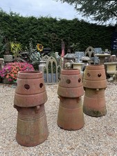 Set Of 3 Victorian Chimney