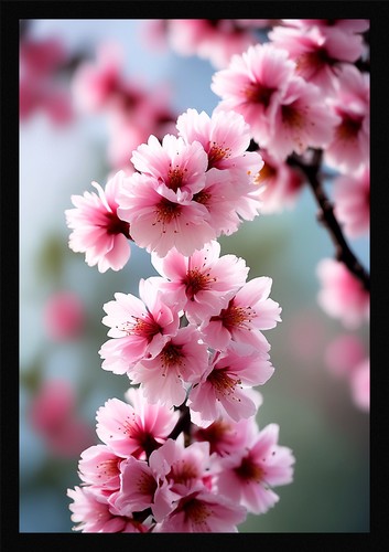 Vibrant cherry blossom - vibrant,