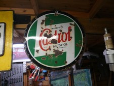 vintage castrol enamel sign