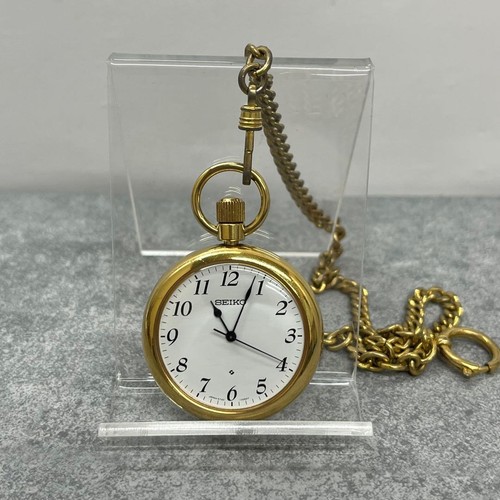 Seiko pocket watch gold - watch,,