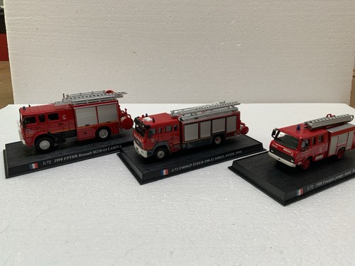 Three french fire engines - french,