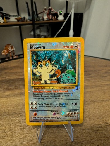 Pokémon meowth holo roman - holo,