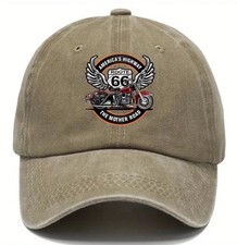 Vintage Route 66 Motorcycle