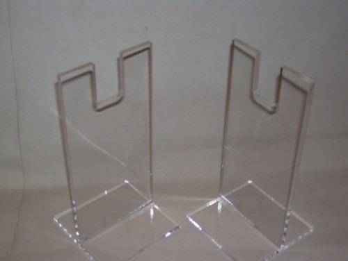 Pair clear acrylic - pair, of