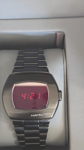 Hamilton psr digital watch pvd - hamilton,