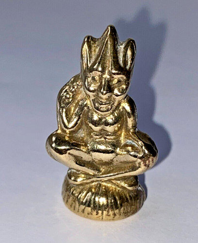 Vintage brass lucky pixie - brass,