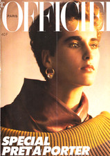 VINTAGE L'OFFICIEL 1985 SPECIAL PRET A PORTER FASHION MODE CLAUDE MONTANA CHANEL