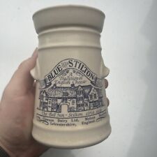 LONDON POTTERY BLUE STILTON CHEESE CERAMIC MILK CHURN SHAPED STORAGE JAR POT 