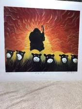 Mackenzie Thorpe Paper Ltd Edition Signed Print (Out Of The Sun) 75/300