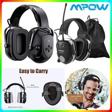 Mpow Ear Defenders Ear Muffs Hearing Protector Noise Reduction Bluetooth Headset