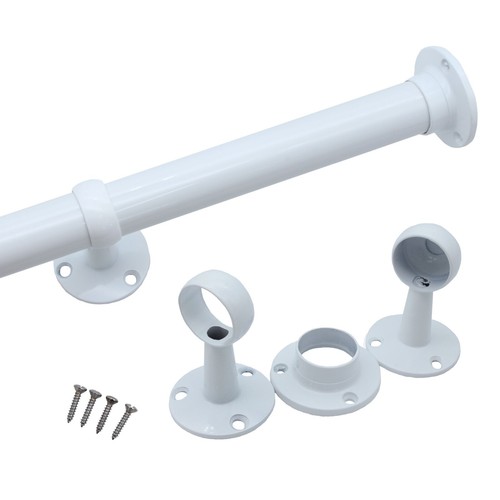 White wardrobe hanging rail - wardrobe,