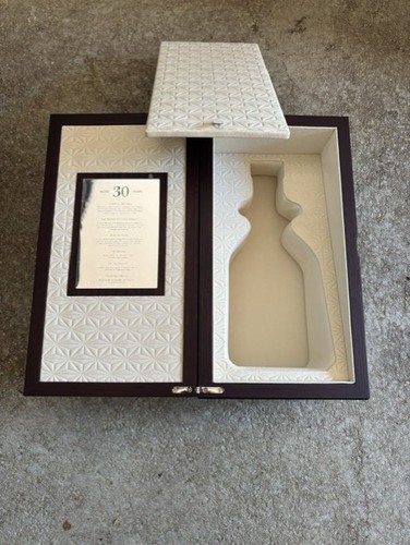 Dalmore 30yr whisky empty box - dalmore,