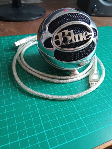 Snowball blue microphone with - blue,