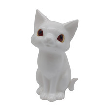 Royal Osborne White Bone China Cat Collectable Figurine Ornament 12.5cm