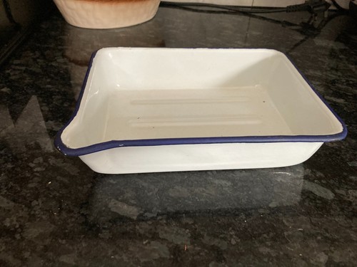 Vintage enamel medical - medical, tray