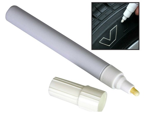Tyre marking pen paint white - marking,