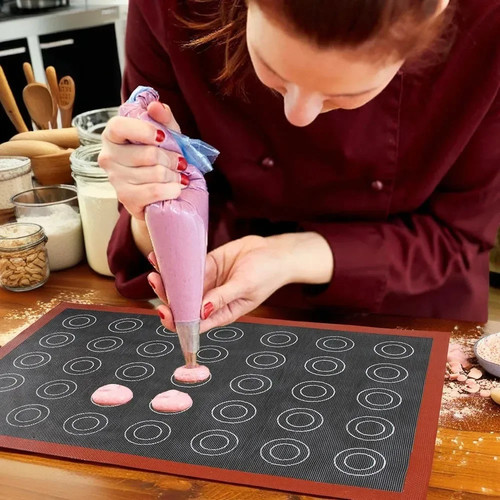 Silicone macaron baking mat - baking,