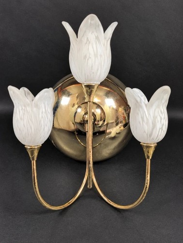 Vintage three arm brass and - brass,