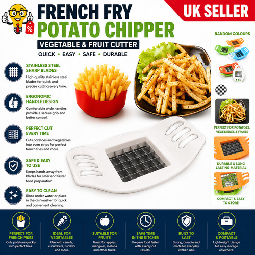 French fry potato chipper - fry,