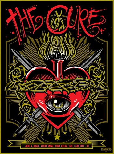 The cure utah 2023 - a3, print