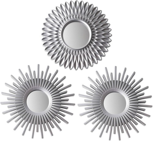 Round gold wall mirrors - mirrors, of