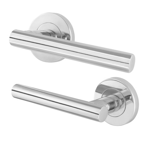 Polished chrome internal door - internal,