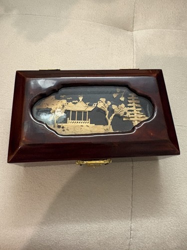 Vtg chinese lacquered - chinese,