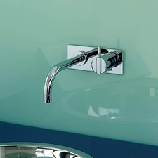 Vola 112X Washbasin mixer In Polished Chrome, 160mm Spout. Right hand