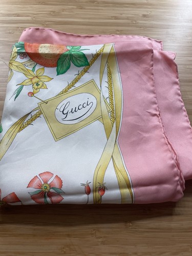 Gucci silk scarf floral - gucci,