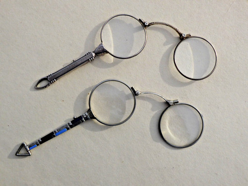 Lorgnette silver 800 - -, &