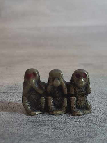 Vintage three brass monkeys - vintage,
