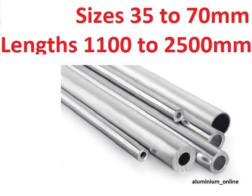 Aluminium round tube - round,