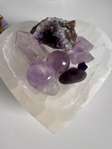 Natural amethyst mixed - mixed, crystal